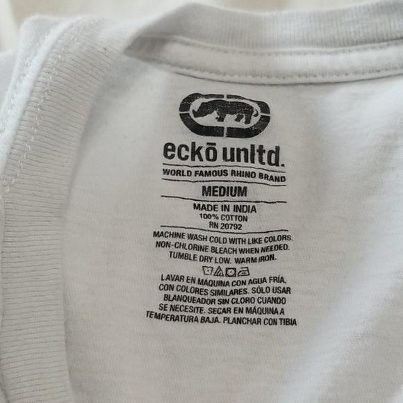 Plain White Short-Sleeve T-Shirt - Picture 2 of 4